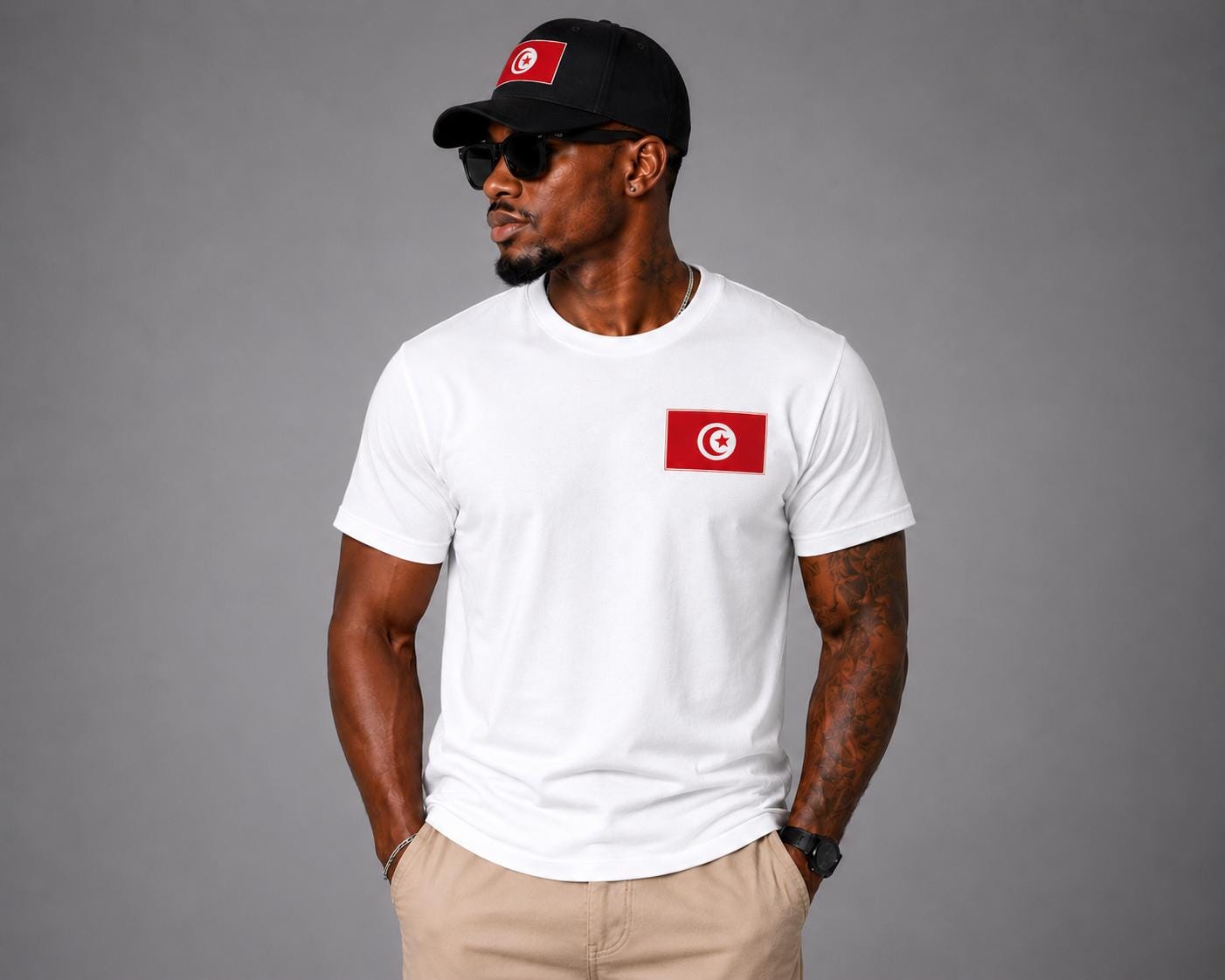 Tunisia Football Shirt, Carthage Eagles Fan Shirt, Tunisia Soccer Tee, African Football Supporter Shirt, Match Day Apparel Gift