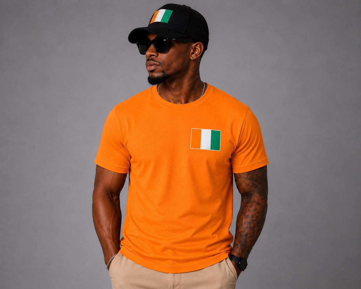 Ivory Coast Football Shirt, Les Elephants Fan Shirt, Côte d'Ivoire Soccer Tee, African Football Supporter Shirt