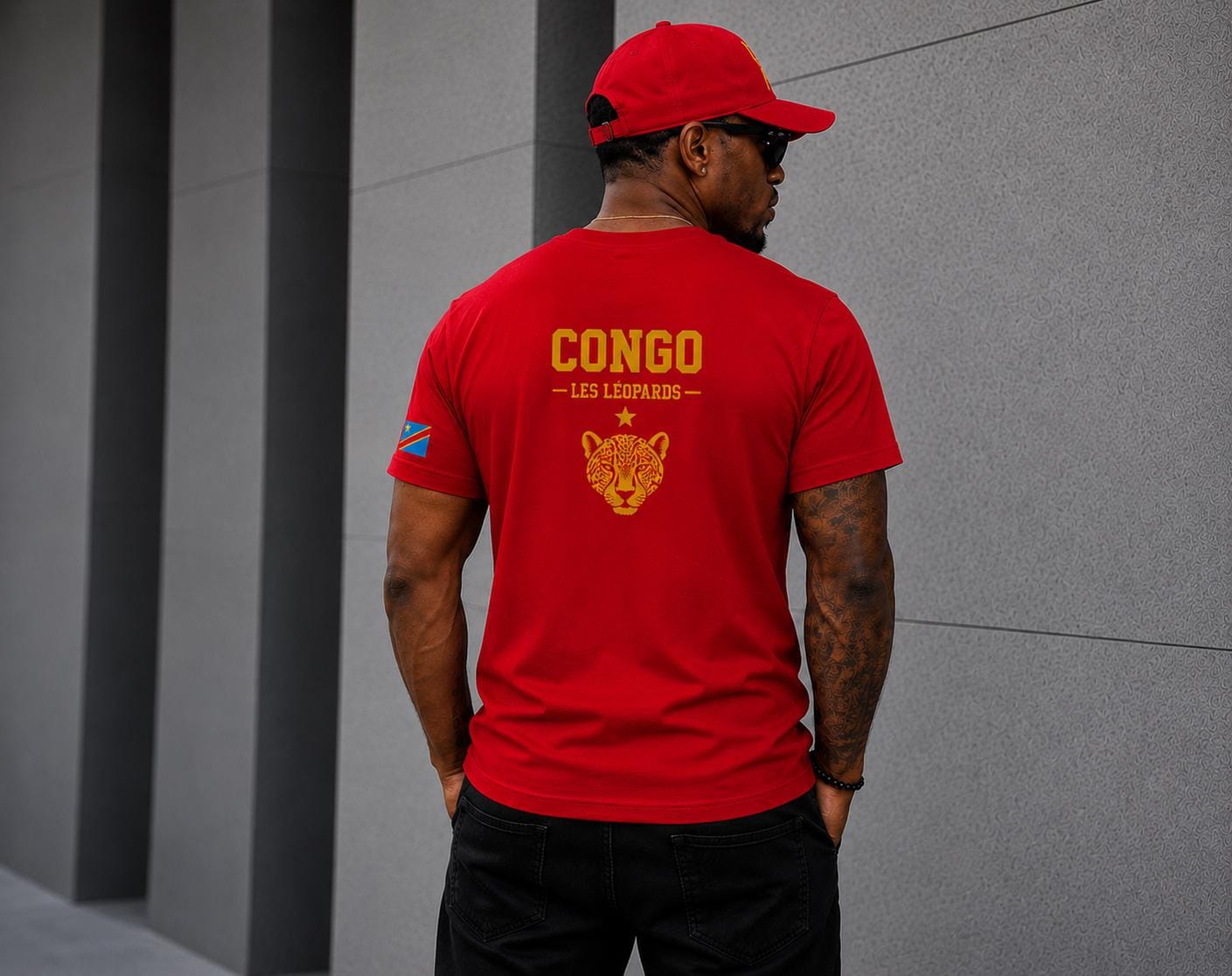 DR Congo Leopards T-Shirt | Congo Supporter Shirt | DRC Football Fan Apparel | African Heritage Shirt | Congo Les Léopards Gift