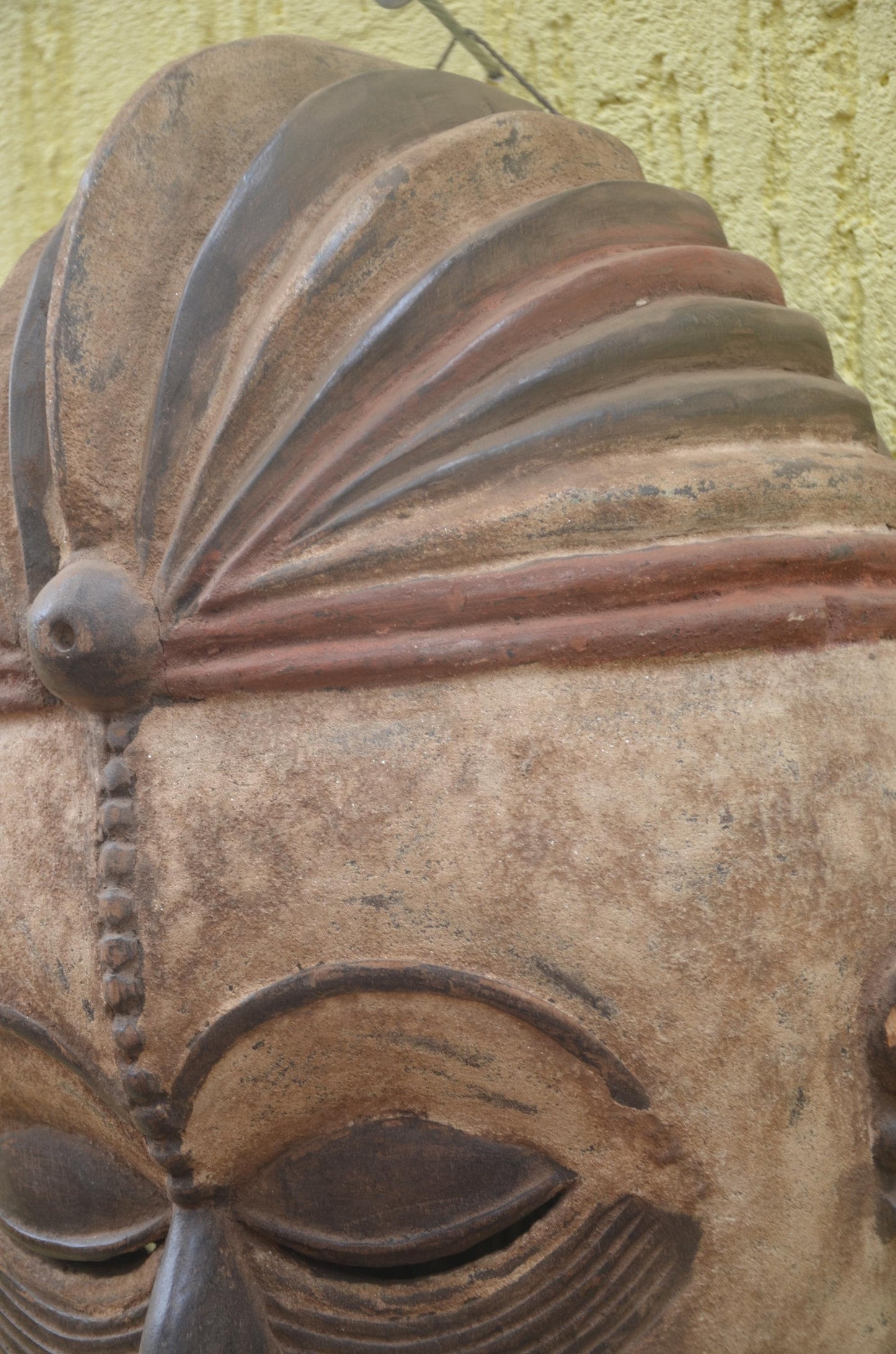 Punu Okuyi Mask | Authentic Gabonese Art | Large Ceremonial Ancestral Sculpture