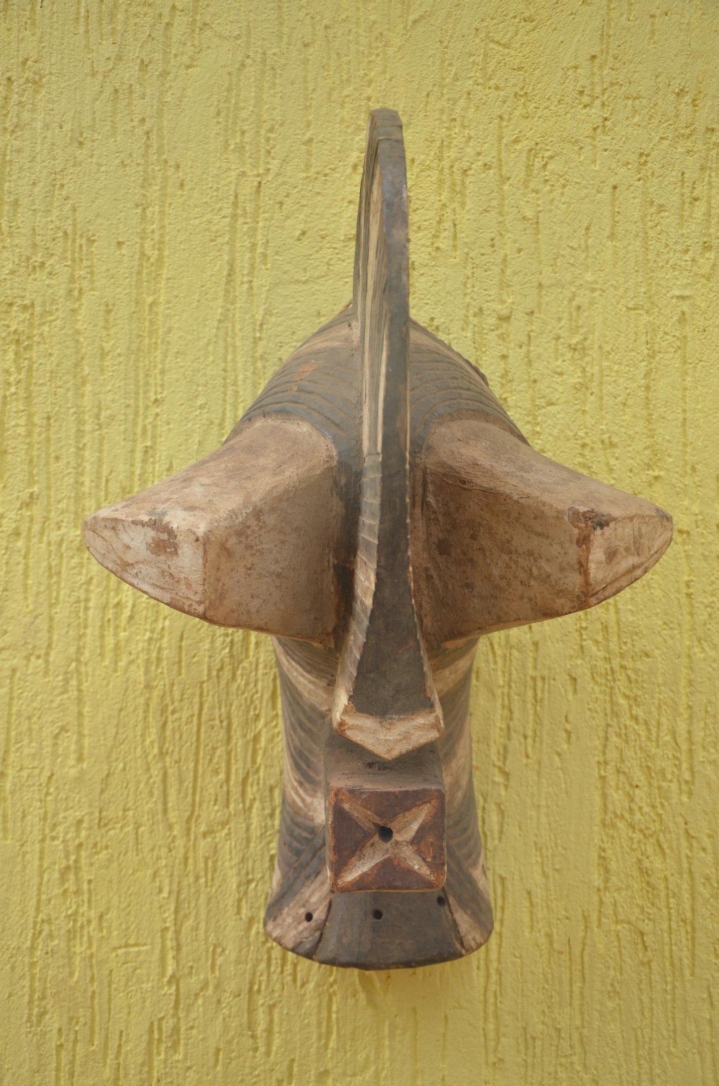 Authentic Songye Kifwebe Mask | Congolese Ceremonial Art | Tribal Wall Sculpture