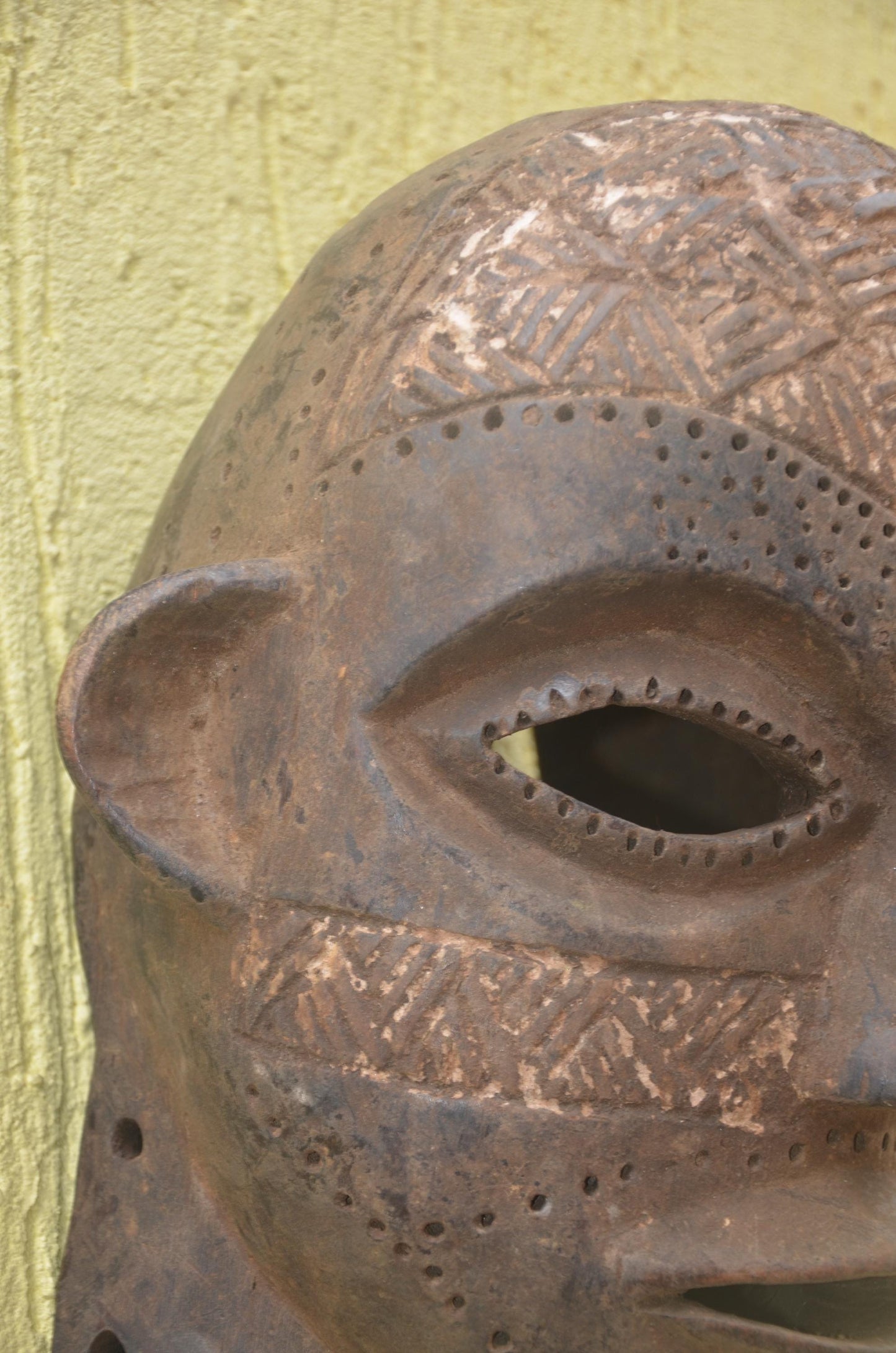 Chokwe Tribal Mask | Hand-Carved Wood Art | Central African Heritage