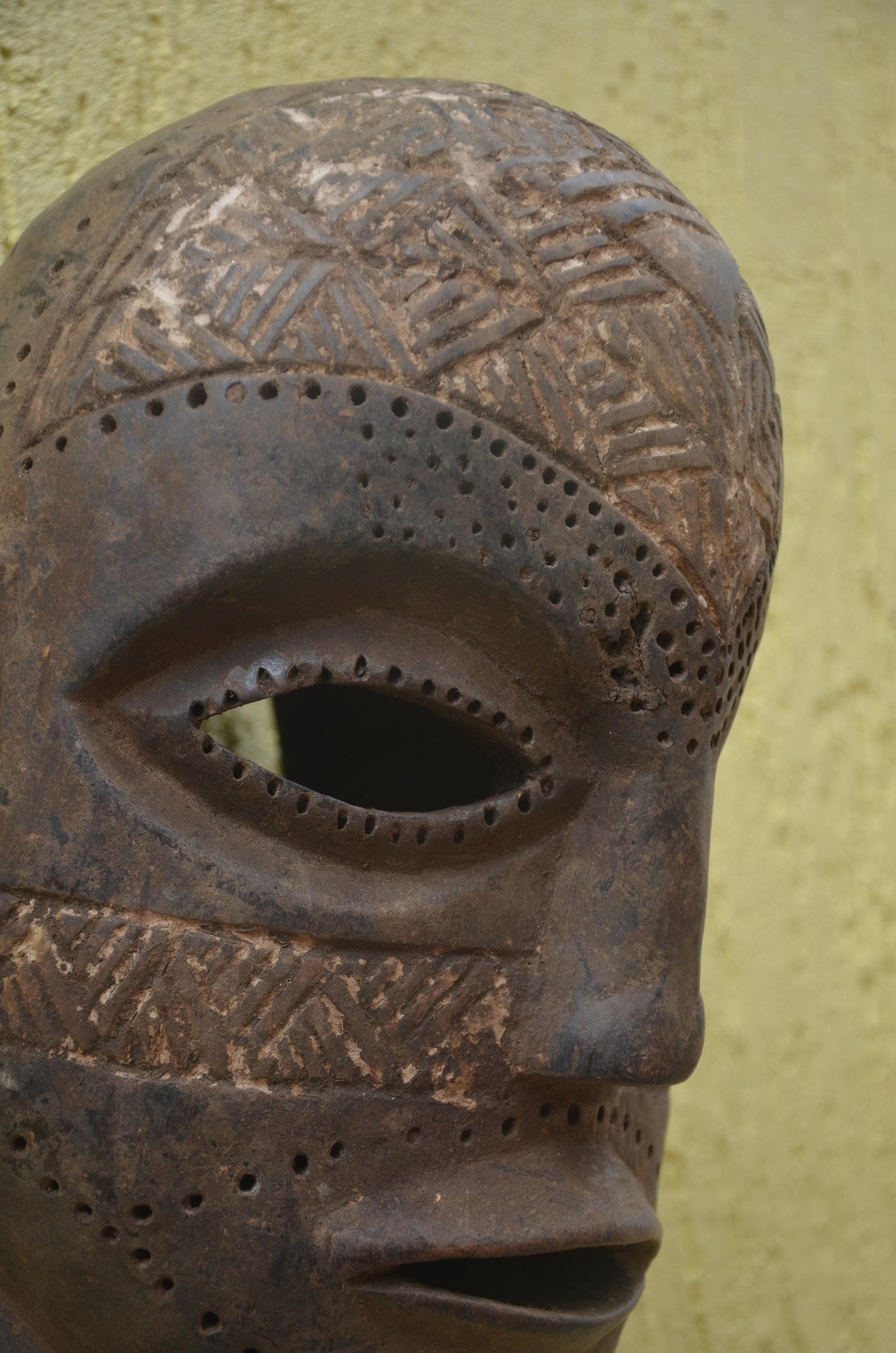 Chokwe Tribal Mask | Hand-Carved Wood Art | Central African Heritage