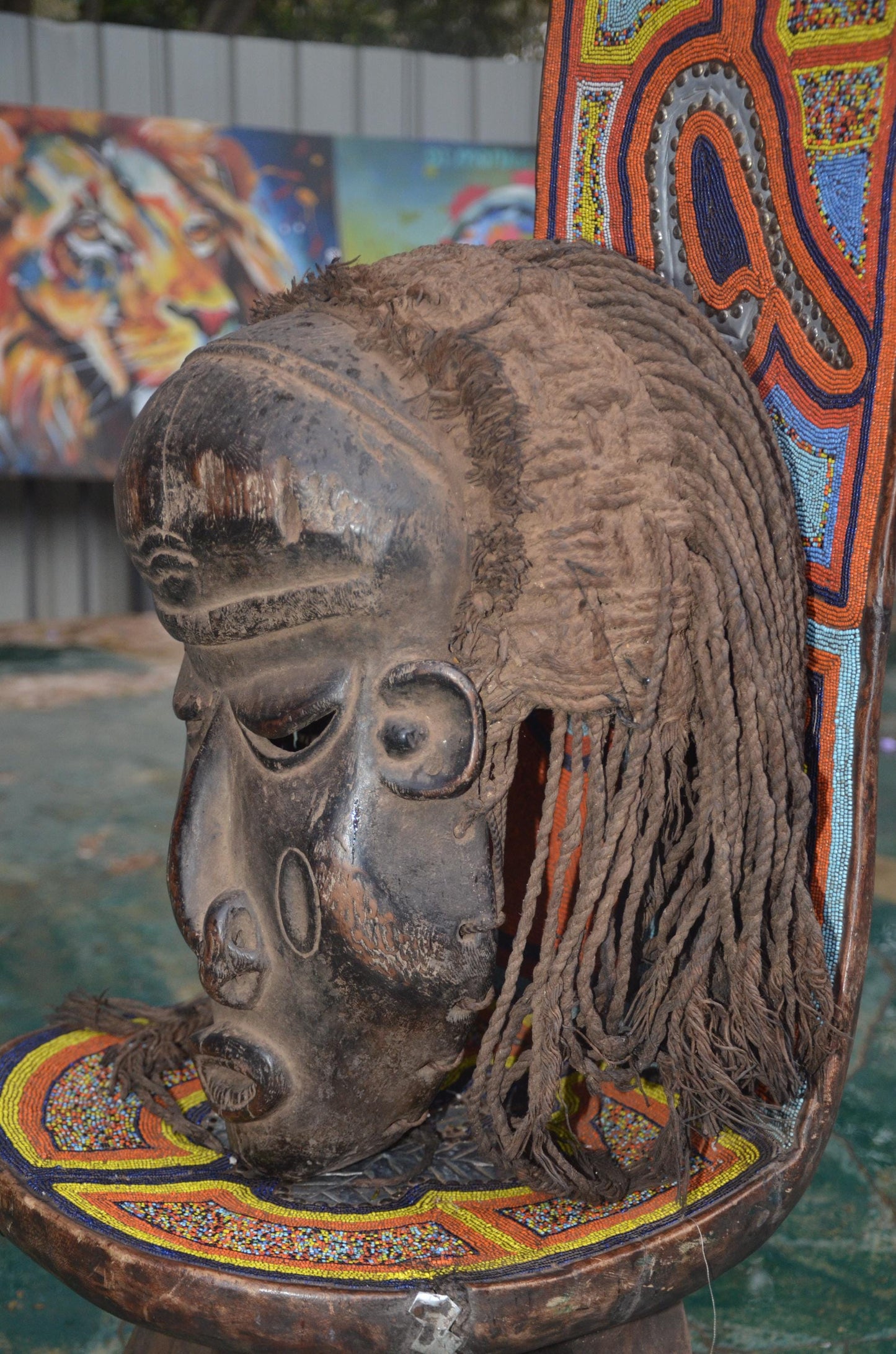 Chokwe Mwana Pwo Mask | Carved Wood Ancestor Art | Central Africa