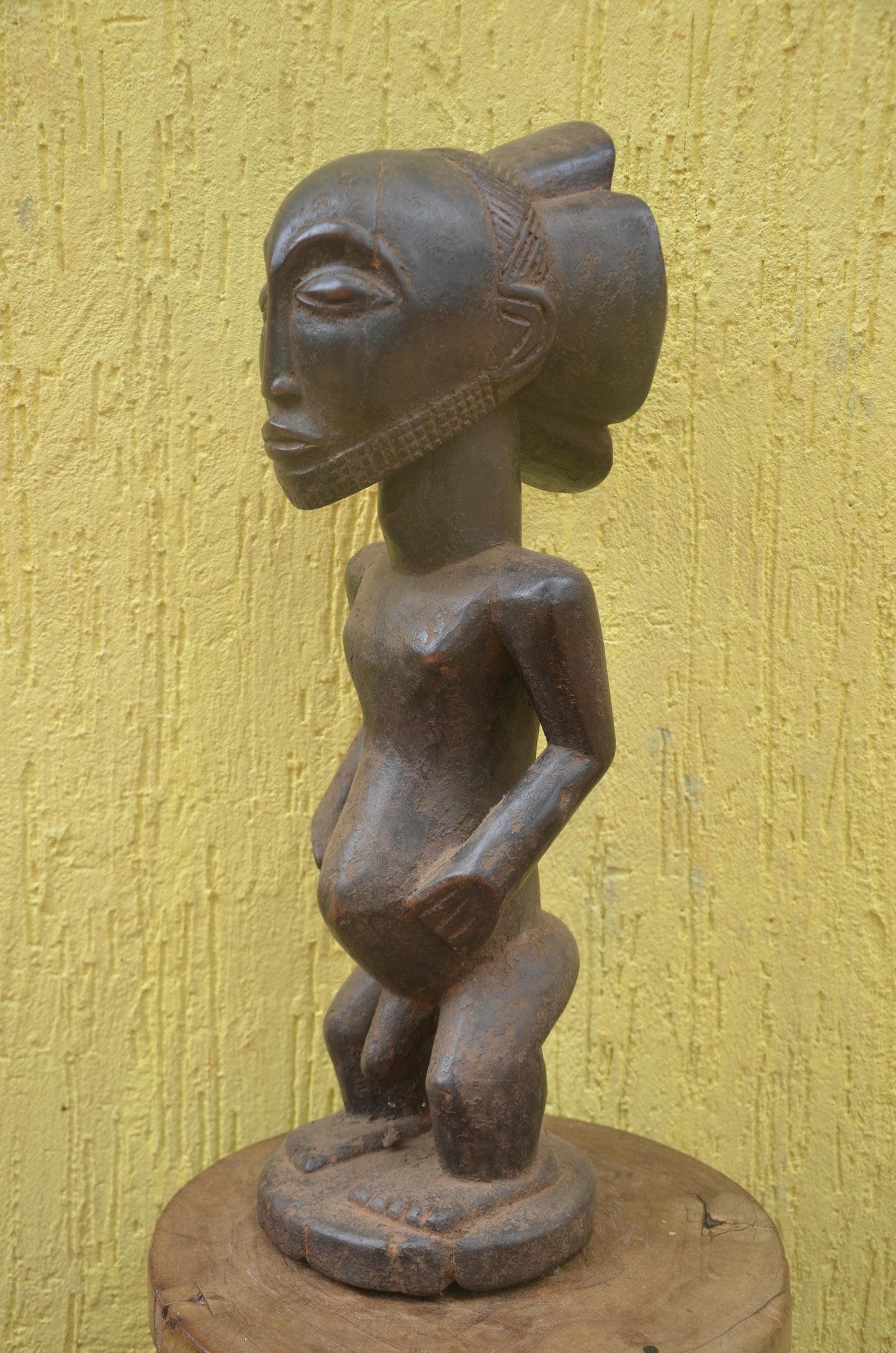 Hemba Singiti Ancestor Figure | Carved Wood Statue | DR Congo