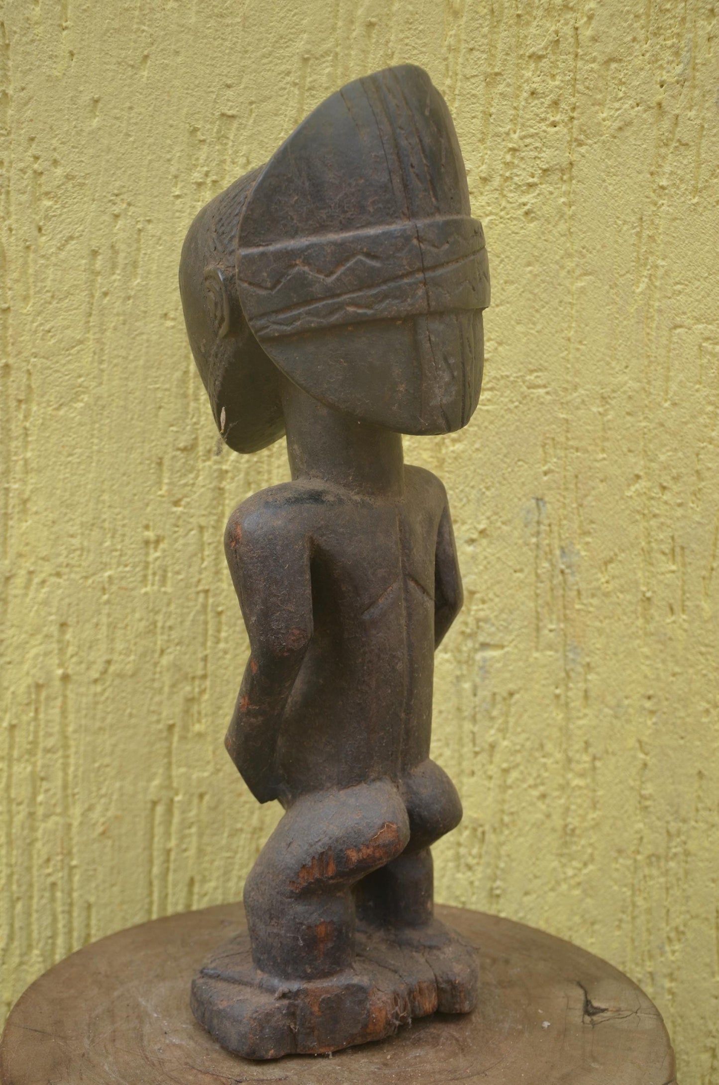 Hemba Singiti Ancestor Statue | Carved Wood Figure | Eastern Congo