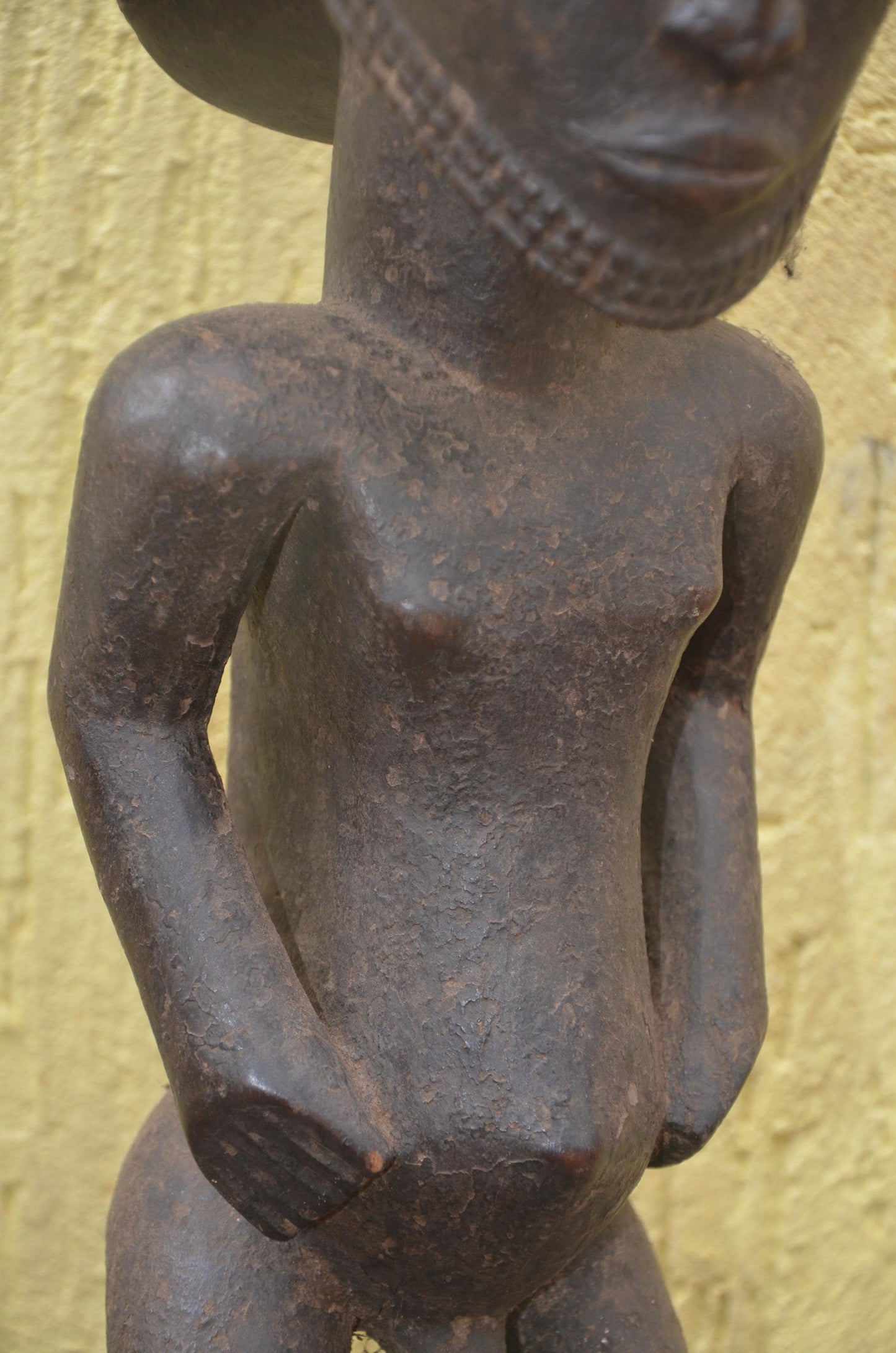 Hemba Singiti Ancestor Statue | Carved Wood Figure | Eastern Congo