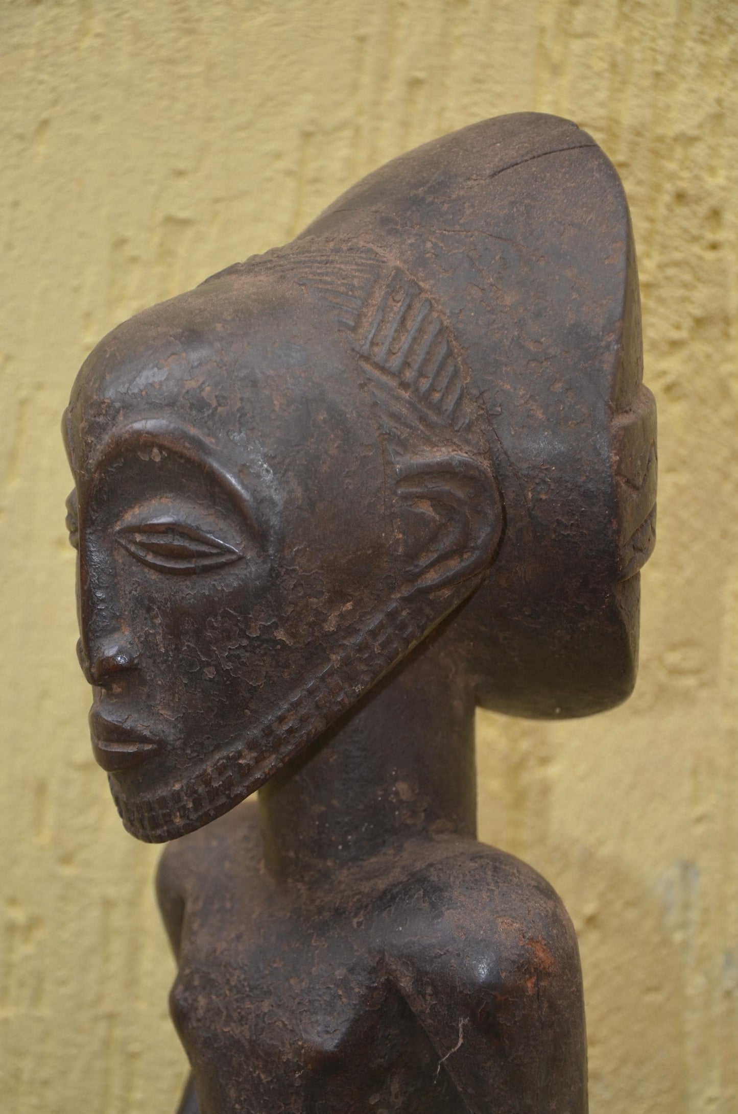 Hemba Singiti Ancestor Statue | Carved Wood Figure | Eastern Congo