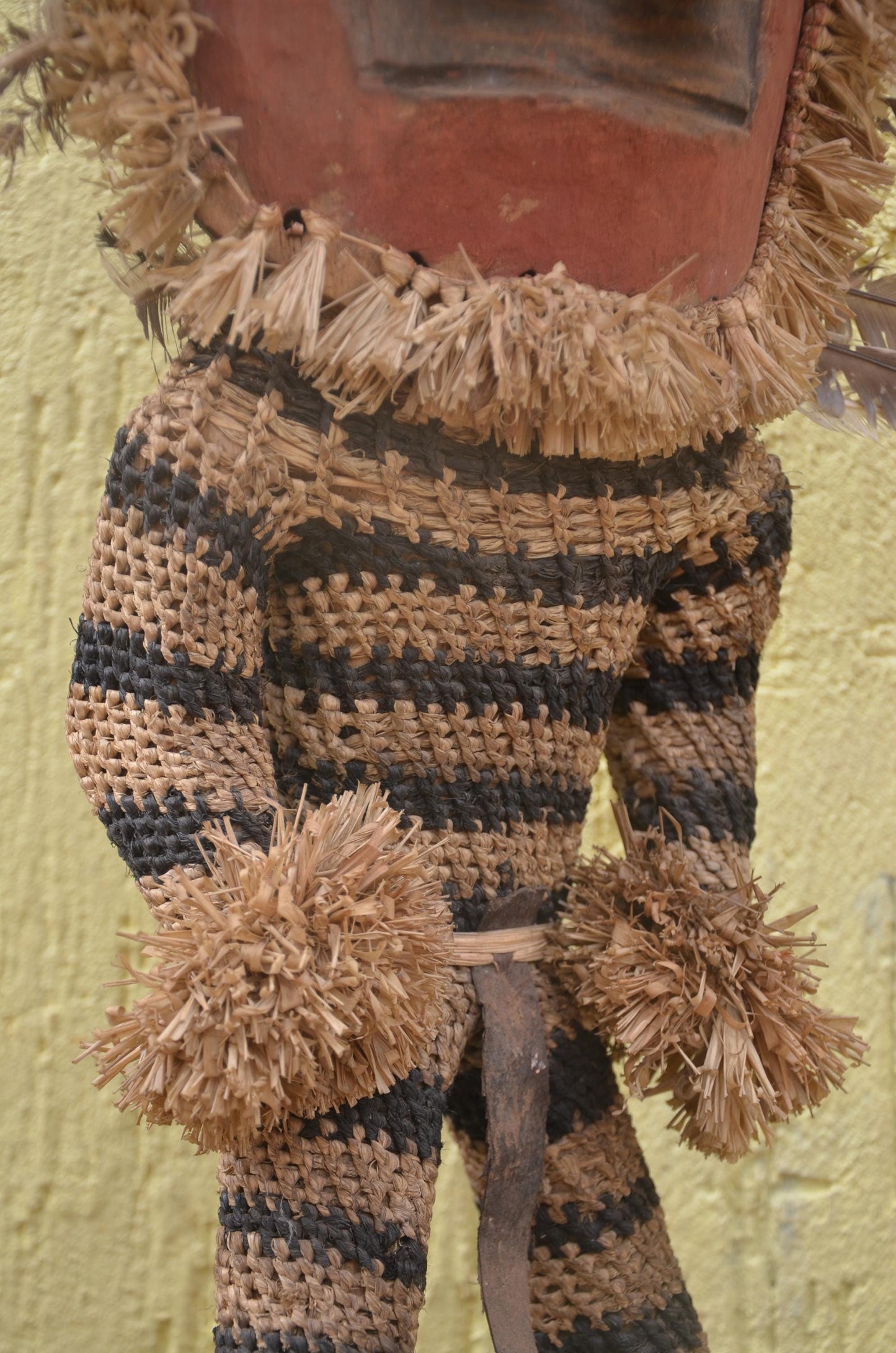 Pende Minganji Dancer Doll | Carved Wood Masquerade Figure | Congo