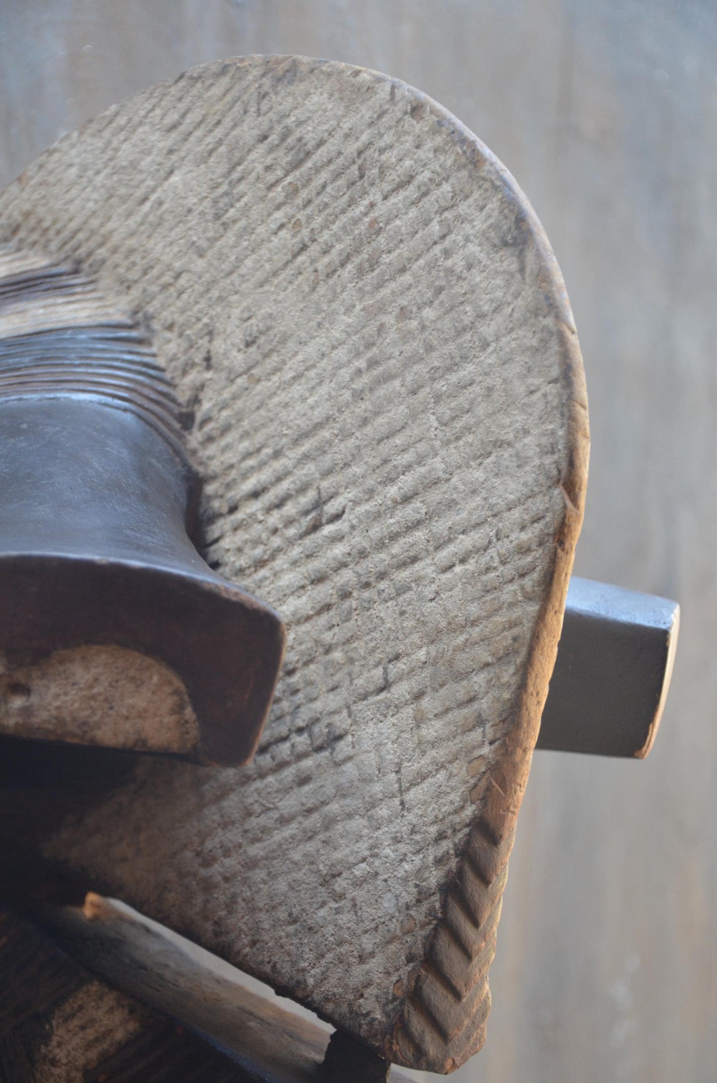Songye Kifwebe Mask | Large Striped Wood Spirit Art | DR Congo
