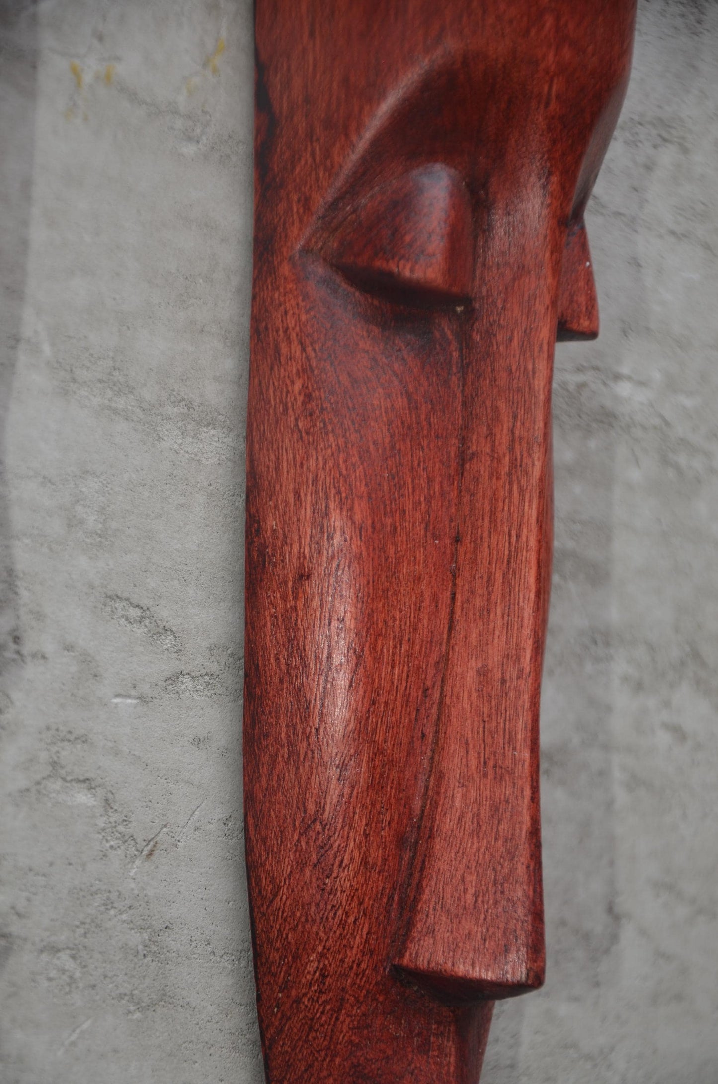 Shona Long-Face Wooden Masks – Pair of Hand-Carved African Tribal Wall Art
