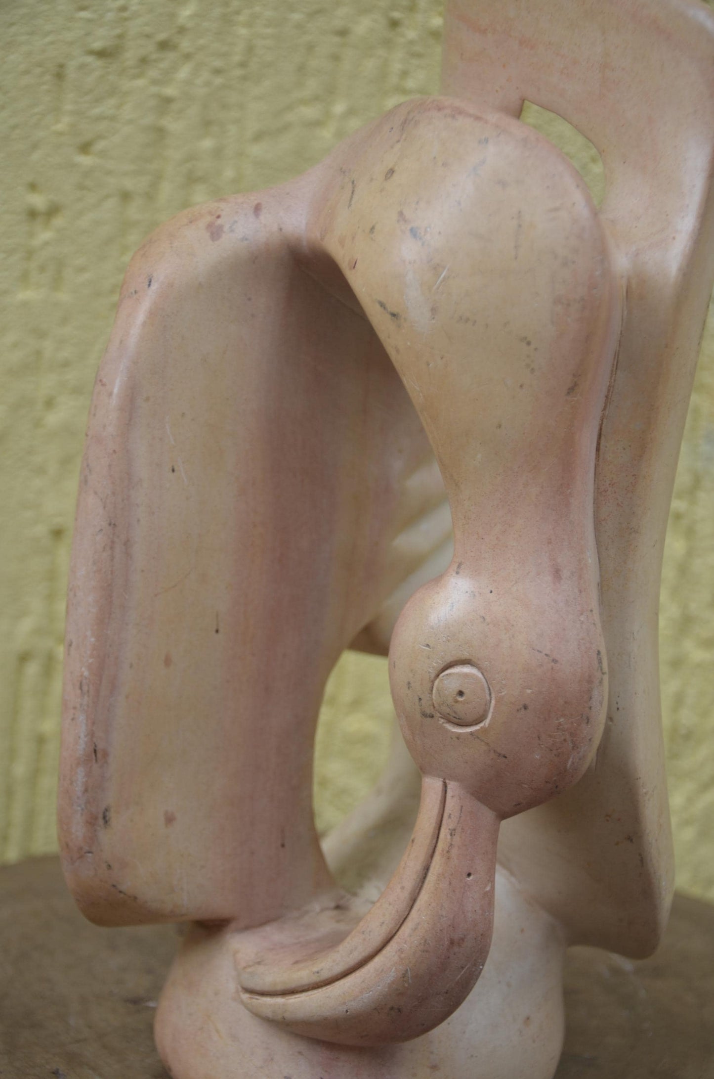 Abstract Soapstone Sculpture | Hand-Carved African Stone Art | Minimalist Table Decor
