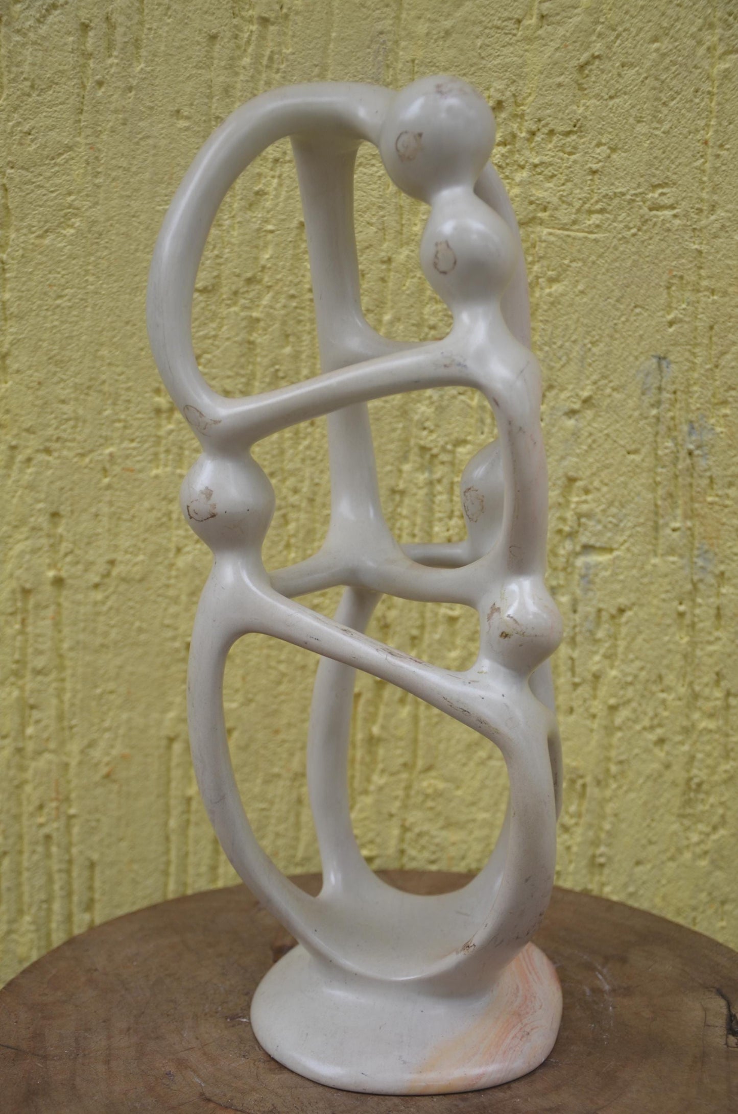 Family Tree Sculpture | Hand-Carved African Soapstone | Unity & Ancestral Decor