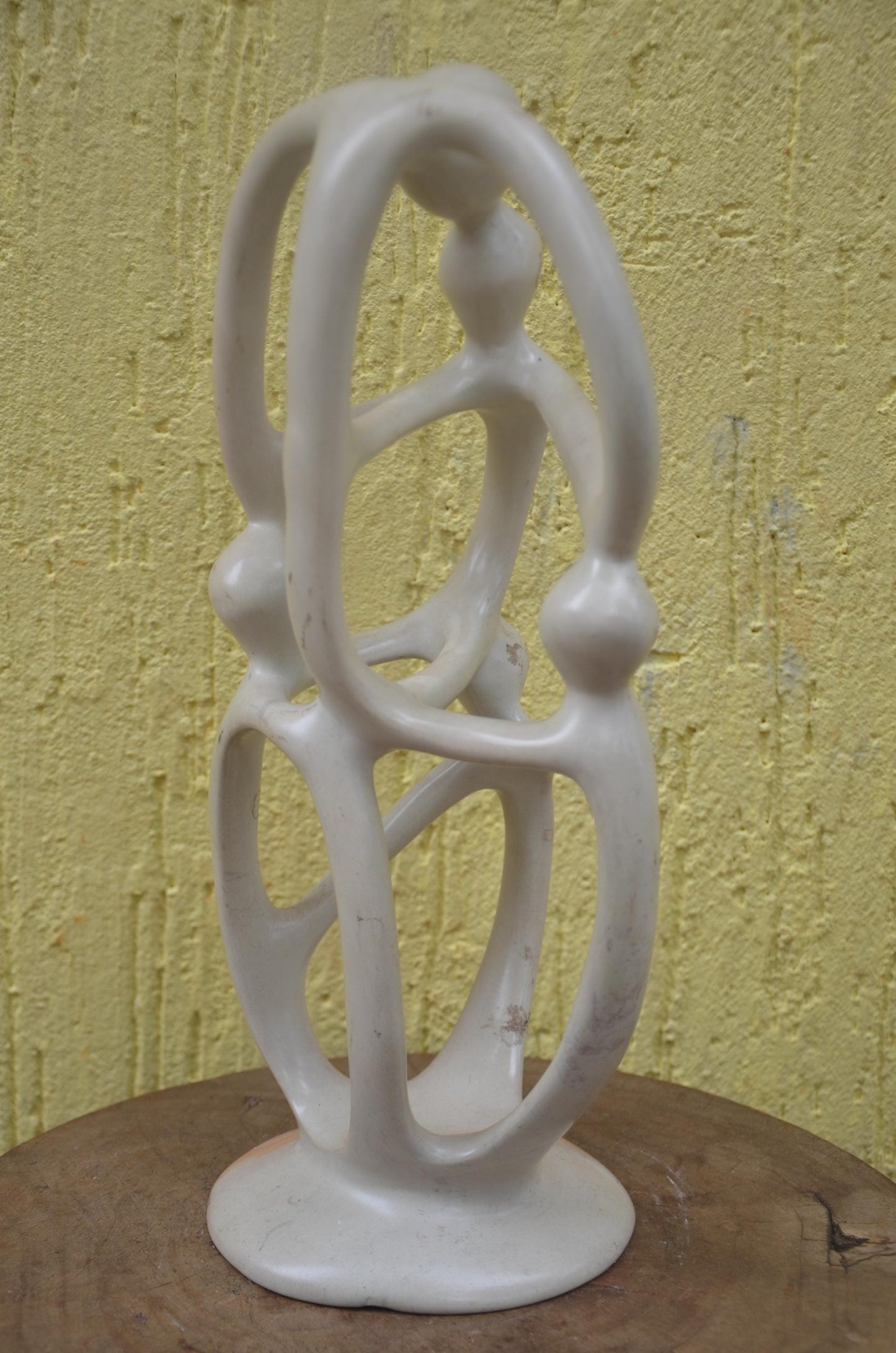 Family Tree Sculpture | Hand-Carved African Soapstone | Unity & Ancestral Decor
