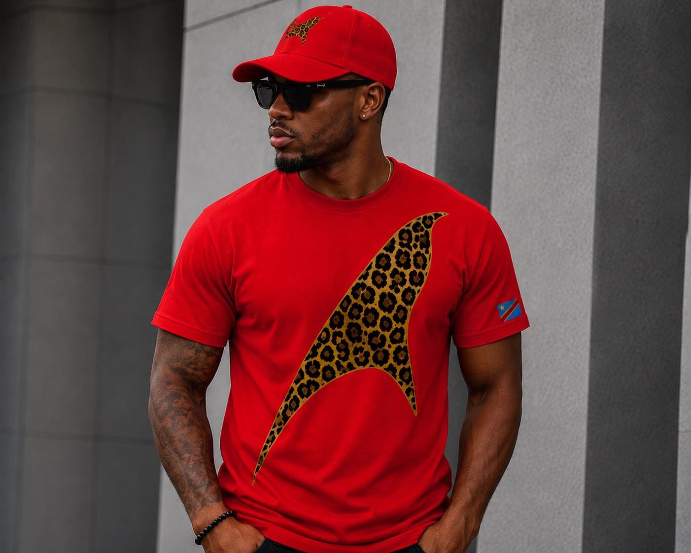 DR Congo Leopards T-Shirt | Congo Supporter Shirt | DRC Football Fan Apparel | African Heritage Shirt | Congo Les Léopards Gift